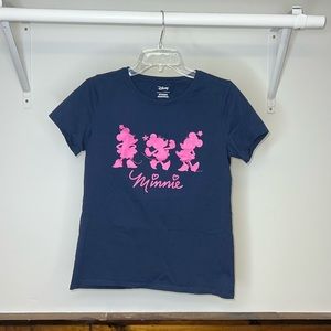 Disney Amazon Essentials Navy Blue Minnie Mouse T-Shirt- Small